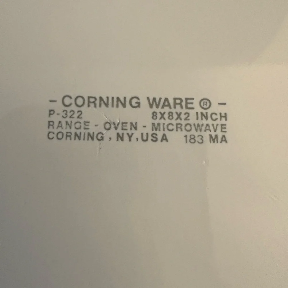 EUC Vintage Corning Ware Square Baking Dish - Picture 6 of 6